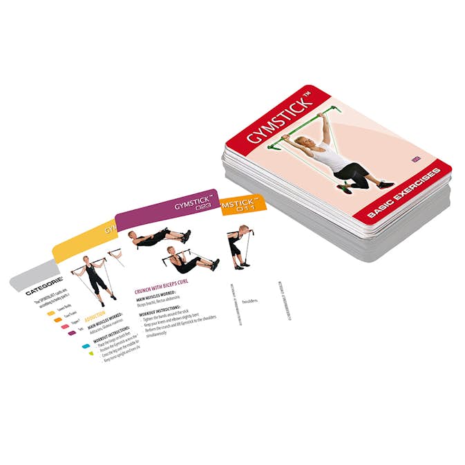 Träningskort Gymstick Exercise Cards Basic Pack
